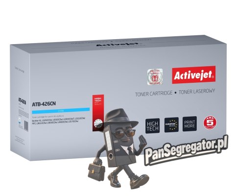 Activejet ATB-426CN Toner (zamiennik Brother TN-426C; Supreme; 6500 stron; niebieski)