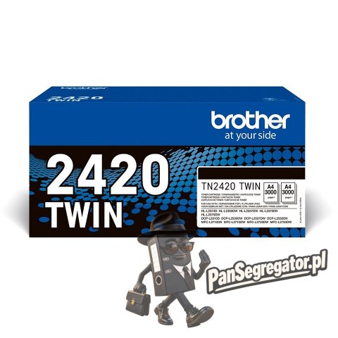 Brother TN-2420TWIN kaseta z tonerem 2 szt. Oryginalny