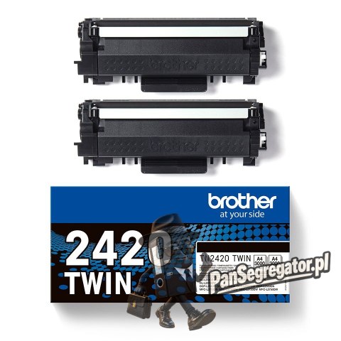 Brother TN-2420TWIN kaseta z tonerem 2 szt. Oryginalny