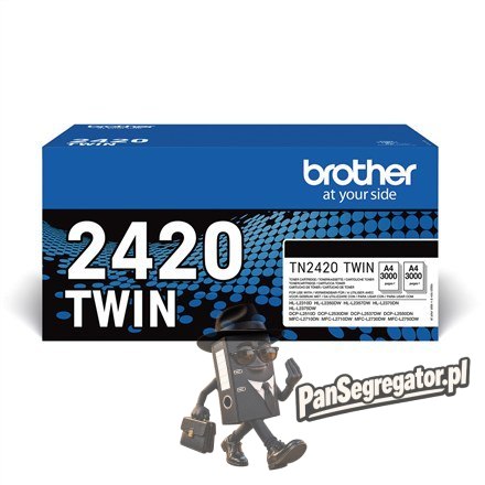 Brother TN-2420TWIN kaseta z tonerem 2 szt. Oryginalny