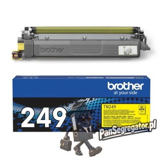 Brother TN-249Y kaseta z tonerem 1 szt. Oryginalny Żółty