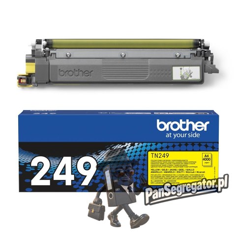 Brother TN-249Y kaseta z tonerem 1 szt. Oryginalny Żółty