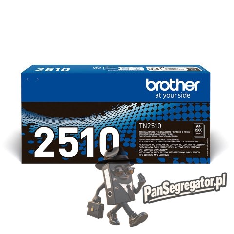 Brother TN-2510 kaseta z tonerem 1 szt. Oryginalny Czarny