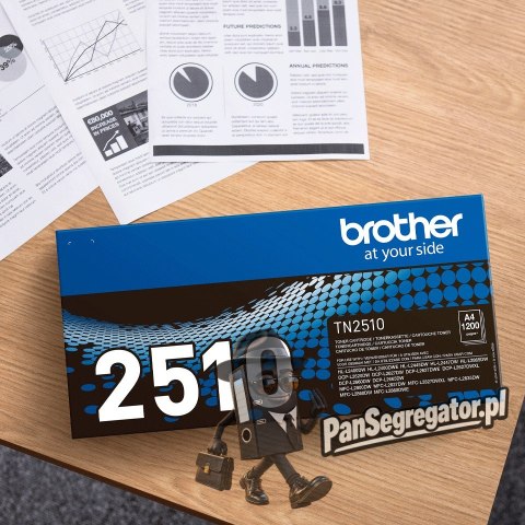 Brother TN-2510 kaseta z tonerem 1 szt. Oryginalny Czarny