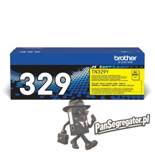 Brother TN-329YTWIN kaseta z tonerem 2 szt. Oryginalny Żółty
