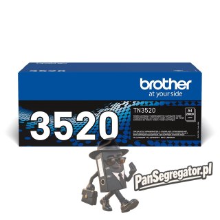 Brother TN-3520 kaseta z tonerem 1 szt. Oryginalny Czarny
