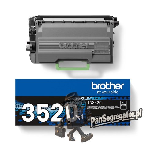 Brother TN-3520 kaseta z tonerem 1 szt. Oryginalny Czarny