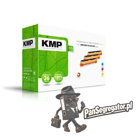 KMP B-T125X kaseta z tonerem 3 szt. Zamiennik Cyjan, Purpurowy, Żółty