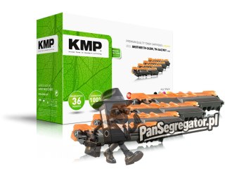 KMP MULTIPACK B-T58V kaseta z tonerem 4 szt. Zamiennik Czarny, Cyjan, Purpurowy, Żółty
