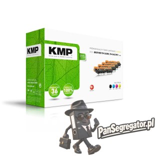 KMP MULTIPACK B-T58V kaseta z tonerem 4 szt. Zamiennik Czarny, Cyjan, Purpurowy, Żółty