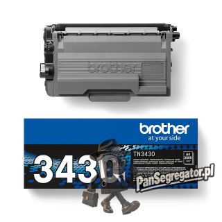 Toner Brother czarny TN3430=TN-3430, 3000 str.