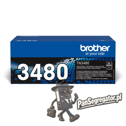 Toner Brother czarny TN3480=TN-3480, 8000 str.