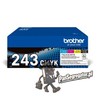 Toner Brother zestaw TN243CMYK=TN-243CMYK, 1000 str.
