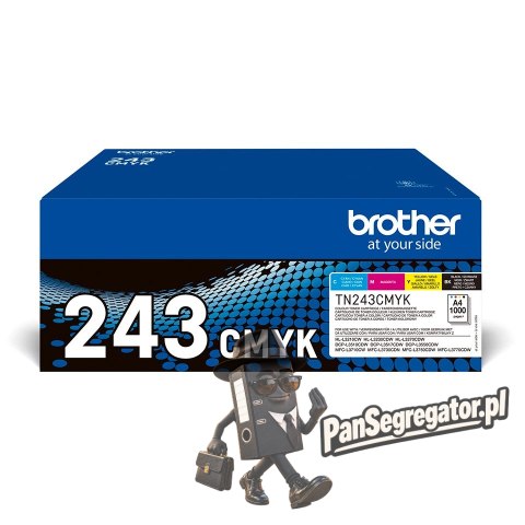 Toner Brother zestaw TN243CMYK=TN-243CMYK, 1000 str.