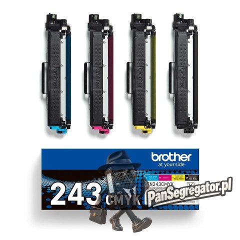 Toner Brother zestaw TN243CMYK=TN-243CMYK, 1000 str.