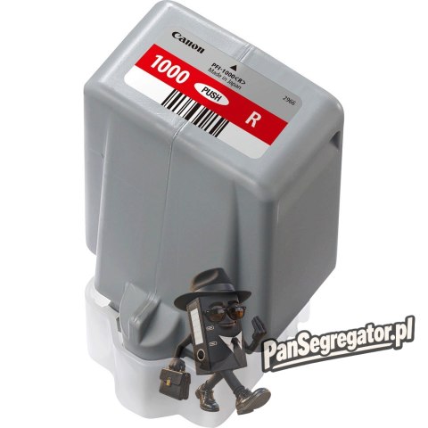 Tusz Canon 0554C001 PFI-1000R 80 ml Czerwony