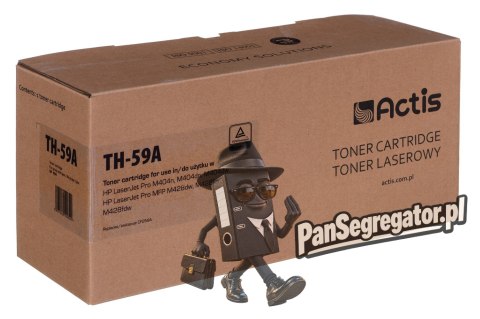 Actis TH-59A Toner (zamiennik HP CF259A; Supreme; 3000 stron; czarny) z chipem monitorującym poziom tonera. Zalecamy wyłączenie 