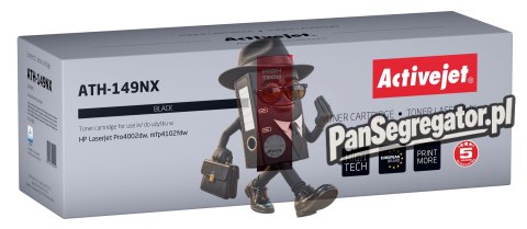 Activejet ATH-149NX Toner (zamiennik HP 149X HP149X W1490X; Supreme; 9500 stron; czarny)