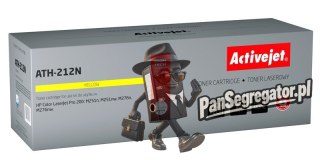 Activejet ATH-212N Toner (zamiennik HP 131A CF212A, Canon CRG-731Y; Supreme; 1800 stron; żółty)