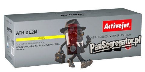 Activejet ATH-212N Toner (zamiennik HP 131A CF212A, Canon CRG-731Y; Supreme; 1800 stron; żółty)