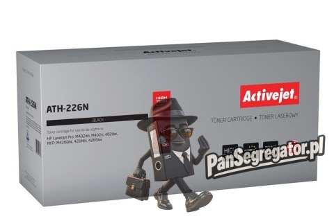 Activejet ATH-226N Toner (zamiennik HP 226A CF226A; Supreme; 3100 stron; czarny)