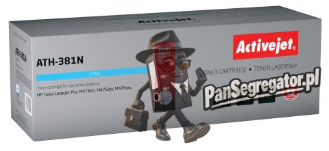 Activejet ATH-381N Toner (zamiennik HP 312A CF381A; Supreme; 2700 stron; niebieski)