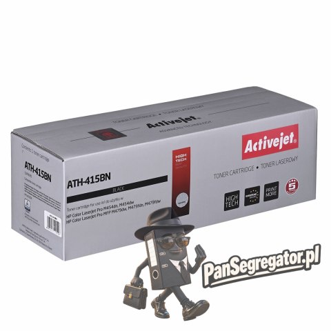 Activejet ATH-415BN Toner (zamiennik HP 415A W2030A; Supreme; 2400 stron; czarny) z chipem
