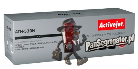 Activejet ATH-530N Toner (zamiennik HP 304A CC530A, Canon CRG-718B; Supreme; 3400 stron; czarny)