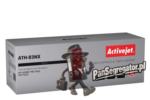Activejet ATH-83NX Toner (zamiennik HP 83X CF283X; CANON CRG-737; Supreme; 2400 stron; czarny)