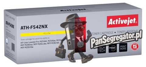 Activejet ATH-F542NX Toner (zamiennik HP 203X HP203X CF542X CRG 054H Y CRG054H; Supreme; 2500 stron; żółty)