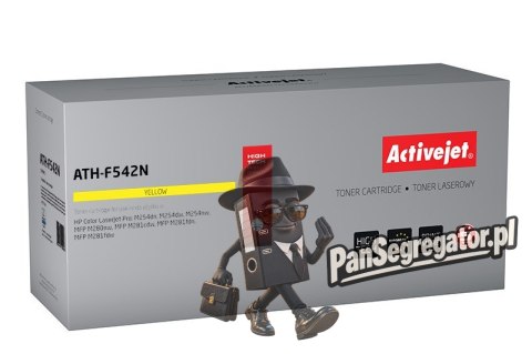 Activejet ATH-F542N Toner (zamiennik HP 203A HP203A CF542A CRG 054 Y CRG054; Supreme; 1300 stron; żółty)