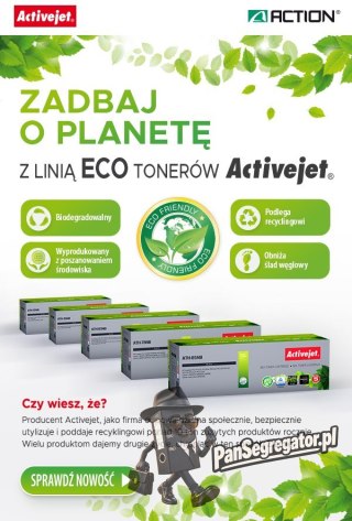 BIO Activejet ATH-35NB Toner (zamiennik HP 35A CB435A, Canon CRG-712; Supreme; 1800 stron; czarny). ECO Toner. Proszek w tonerze