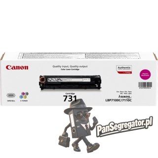 Canon 731 kaseta z tonerem 1 szt. Oryginalny Purpurowy