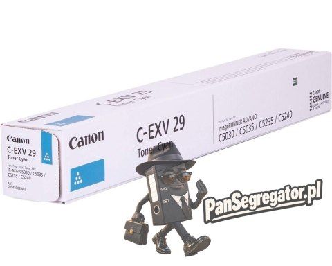 Canon C-EXV29 kaseta z tonerem 1 szt. Oryginalny Cyjan