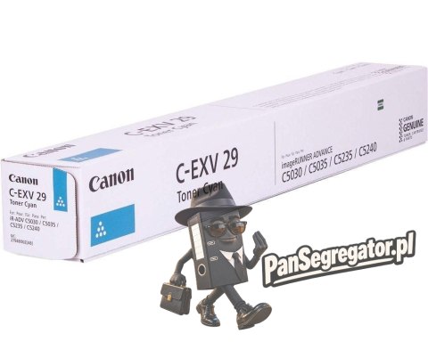 Canon C-EXV29 kaseta z tonerem 1 szt. Oryginalny Cyjan