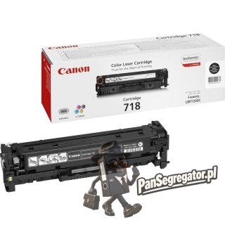 Canon CRG-718 Bk kaseta z tonerem 1 szt. Oryginalny Czarny