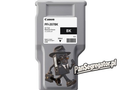 Canon PFI-207 BK nabój z tuszem 1 szt. Oryginalny Czarny