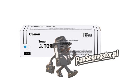 Canon T09 kaseta z tonerem 1 szt. Oryginalny Cyjan
