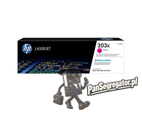HP 203X oryginalny wkład LaserJet z purpurowym tonerem o dużej pojemności