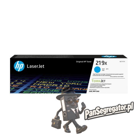 HP 219X HIGH YIELD CYAN TONER CARTRIDGE