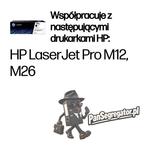 HP 79A oryginalny wkład z czarnym tonerem LaserJet