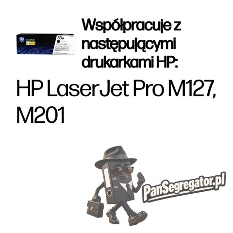 HP 83A oryginalny wkład z czarnym tonerem LaserJet