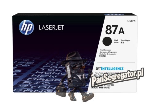 HP 87A oryginalny wkład z czarnym tonerem LaserJet