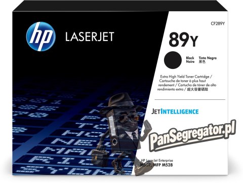 HP 89Y oryginalny czarny toner LaserJet o bardzo dużej wydajności