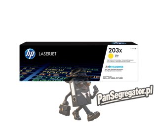 HP LaserJet 203X oryginalny wkład z żółtym tonerem o dużej pojemności