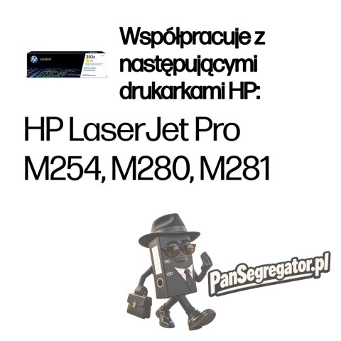 HP LaserJet 203X oryginalny wkład z żółtym tonerem o dużej pojemności