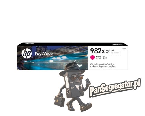 HP Oryginalny purpurowy wkład atramentowy 982X PageWide o dużej pojemności