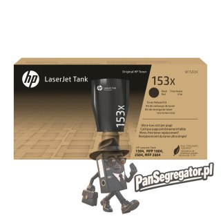 HP Oryginalny zestaw do uzupełniania czarnego tonera 153X LaserJet Tank
