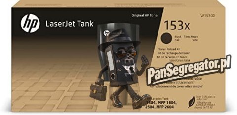 HP Oryginalny zestaw do uzupełniania czarnego tonera 153X LaserJet Tank