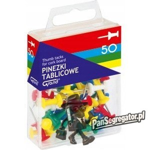 Pinezka tablicowa (50szt)GRAND 110-1116 op. plastikowe